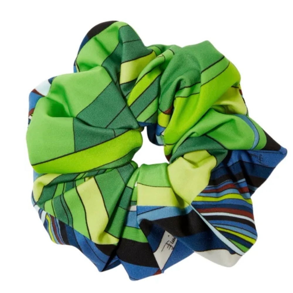 PUCCI Iride print hair scrunchie
